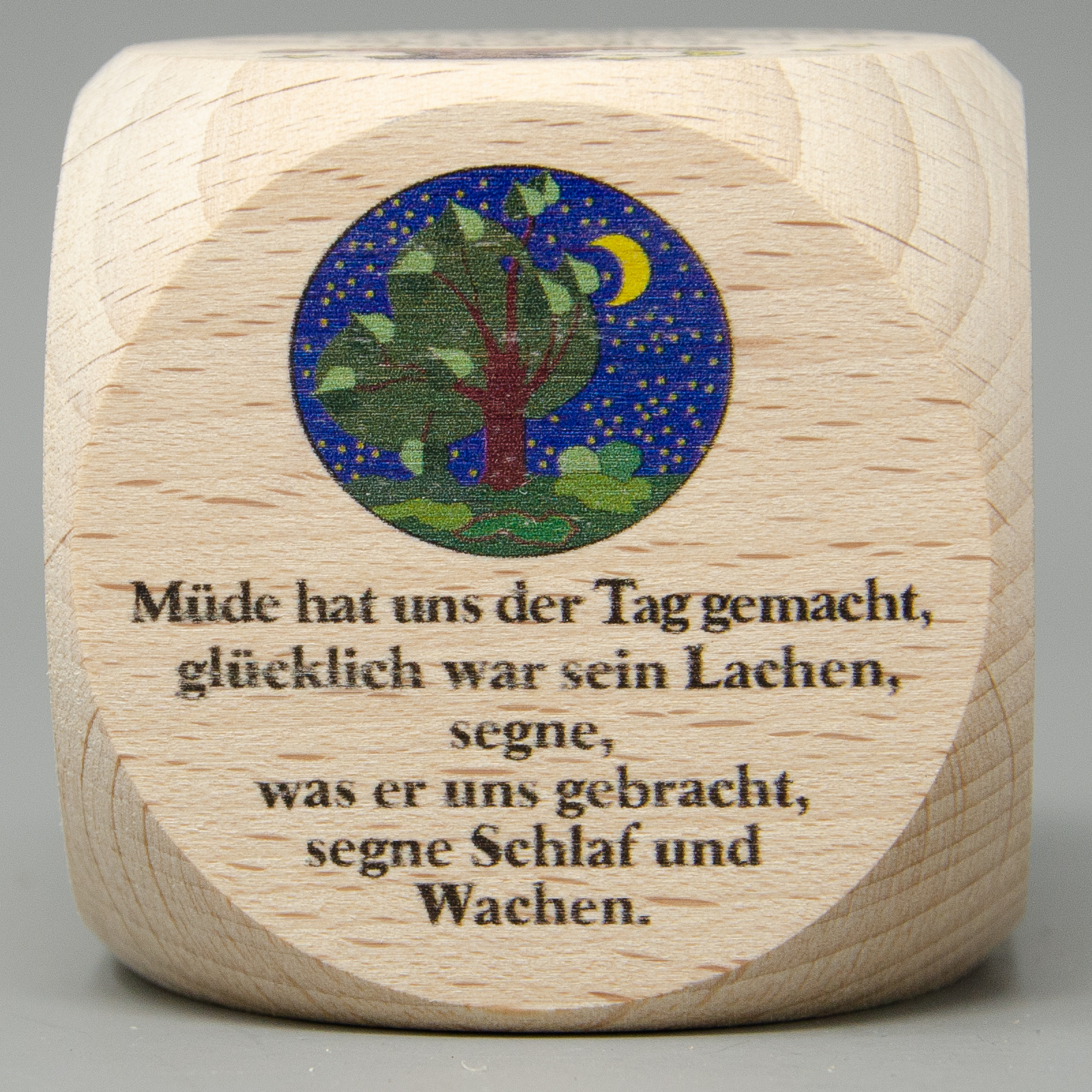 Gebetswürfel mit Abendgebete