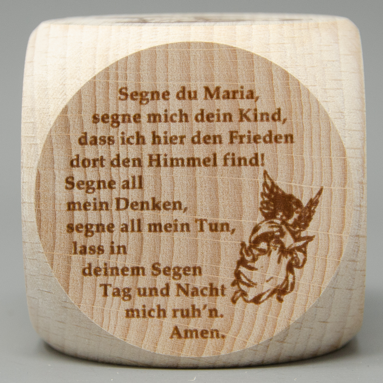 Gebetswürfel mit Mariengebete