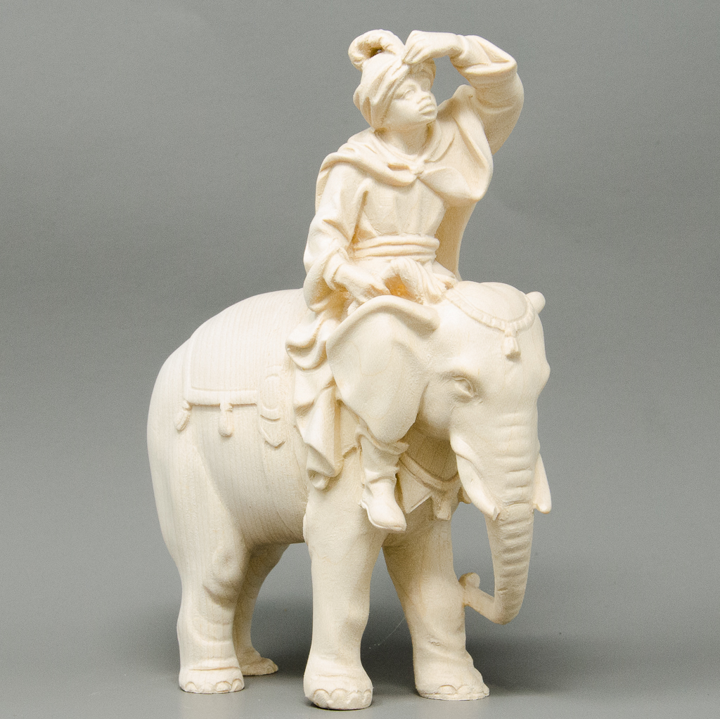 Elefant mit Diener