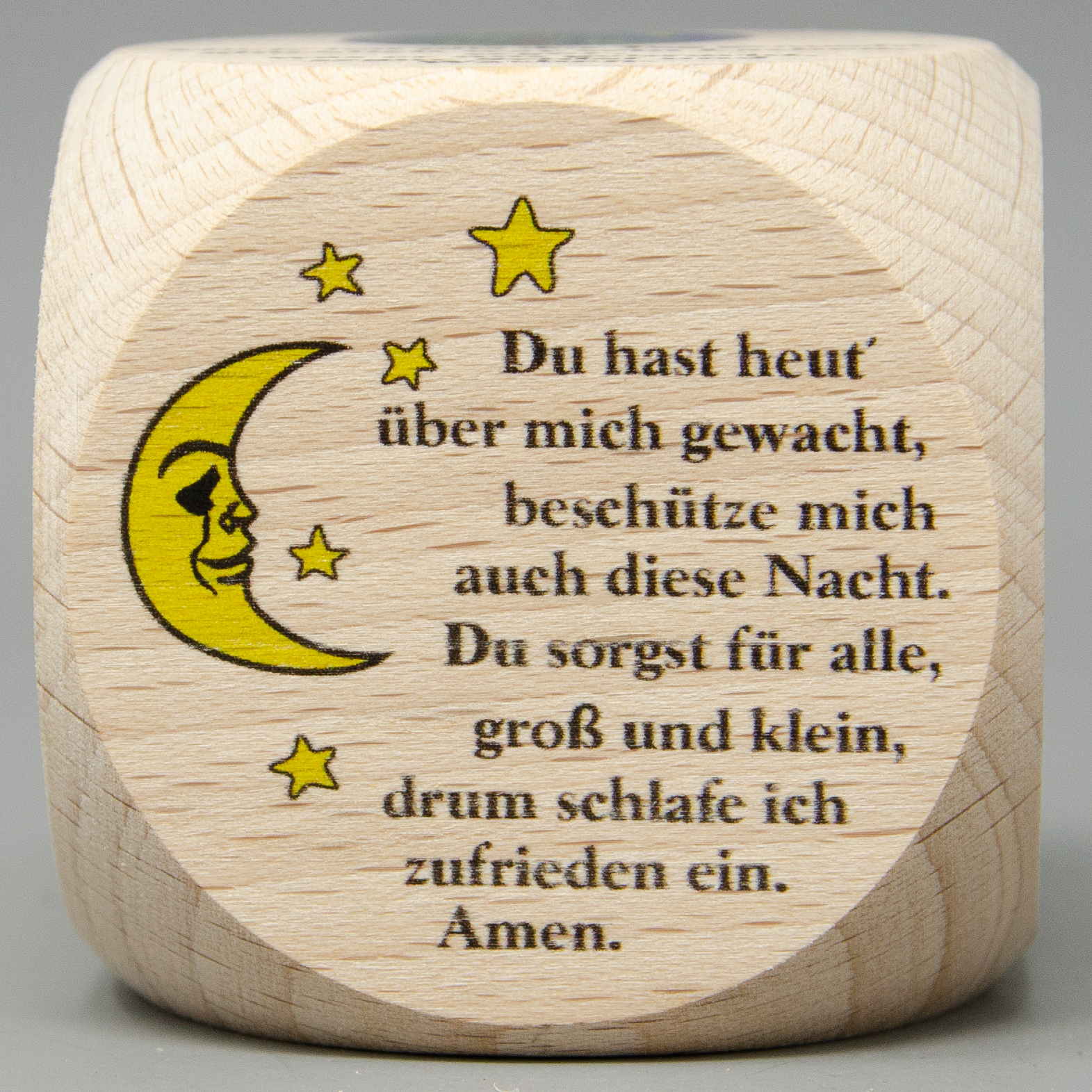 Gebetswürfel mit Abendgebete