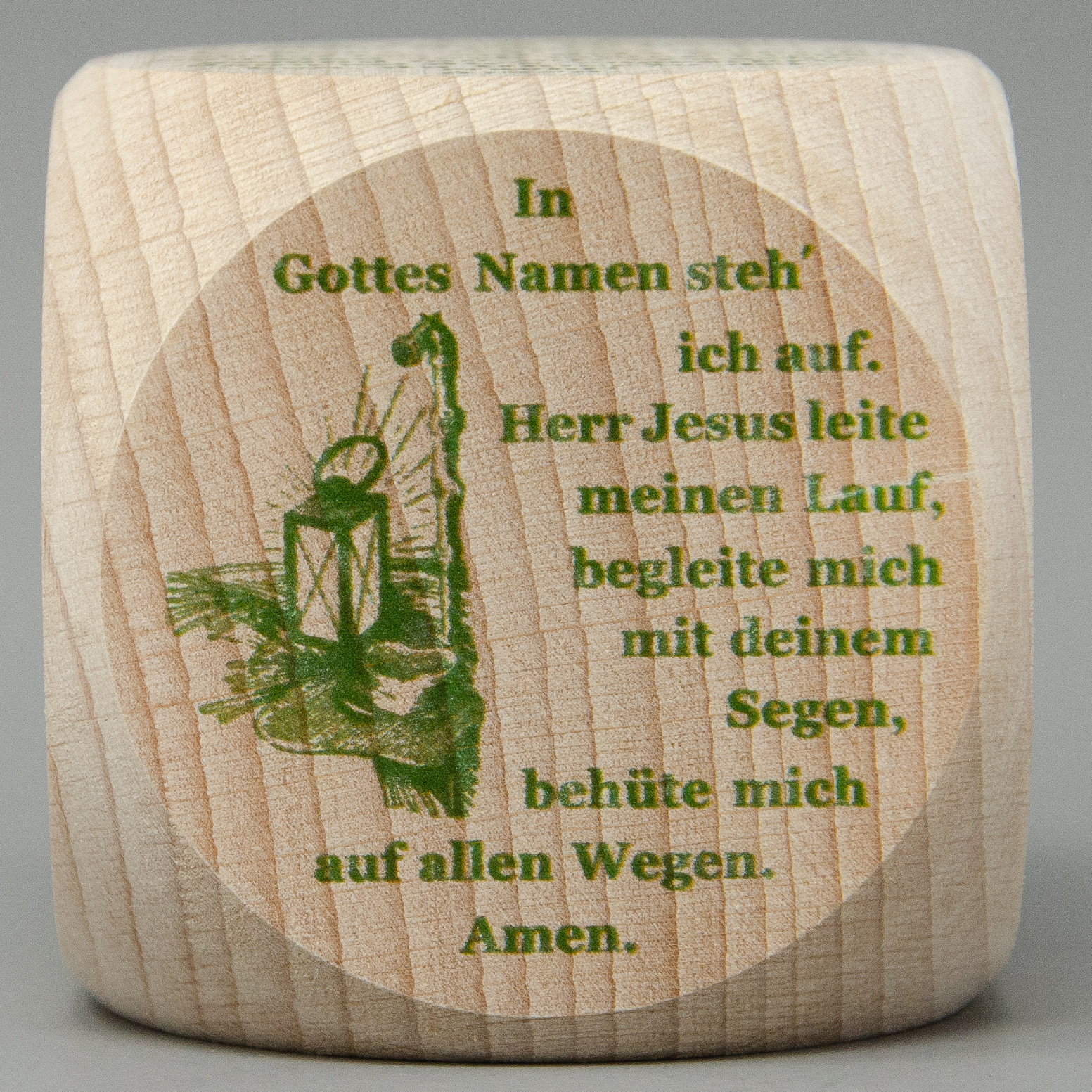 Gebetswürfel mit Morgengebete