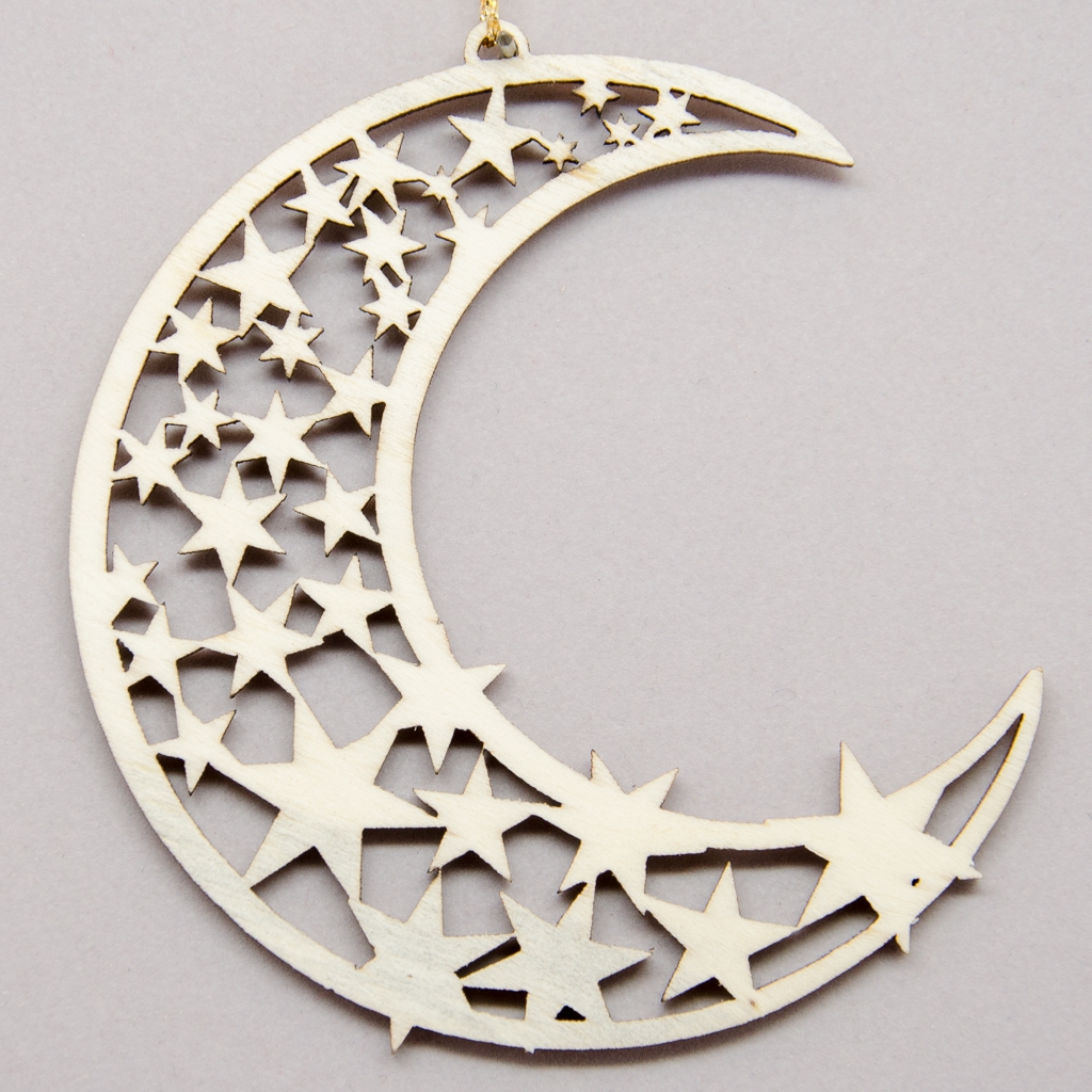 Mond mit Sterne