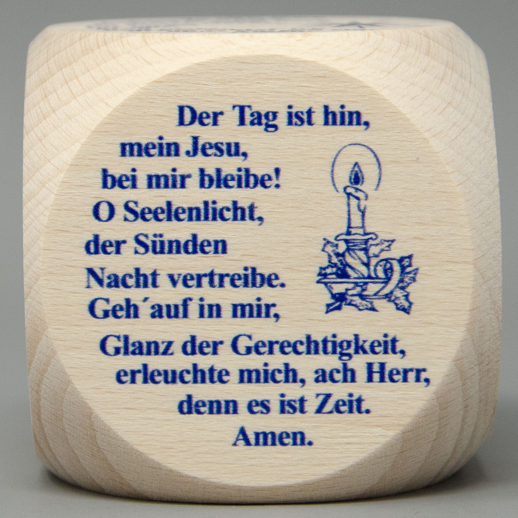 Gebetswürfel mit Abendgebete