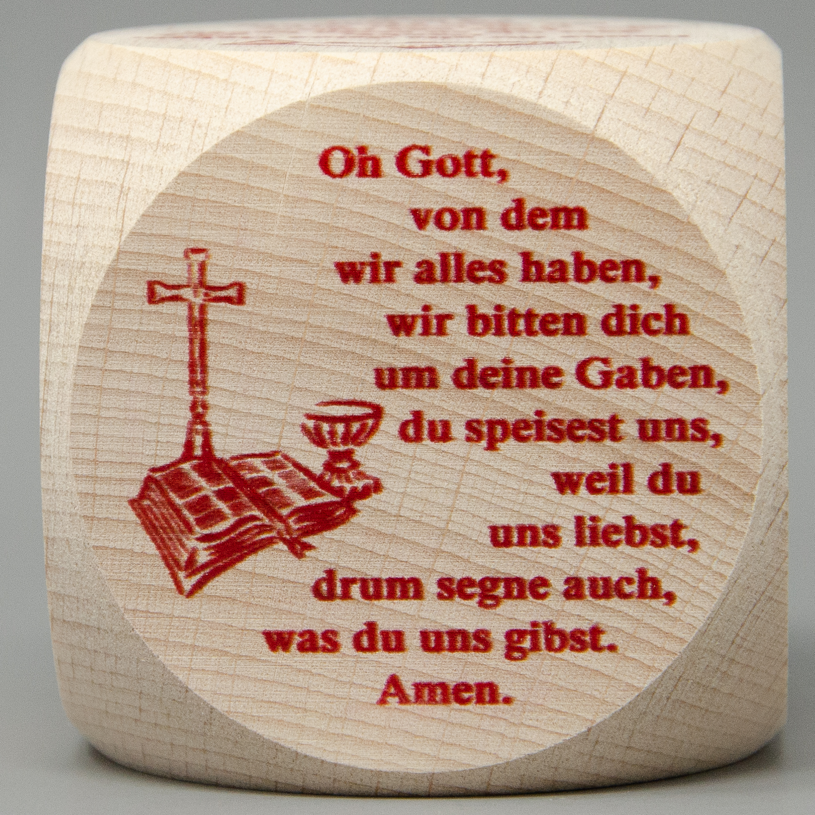 Gebetswürfel mit Tischgebete
