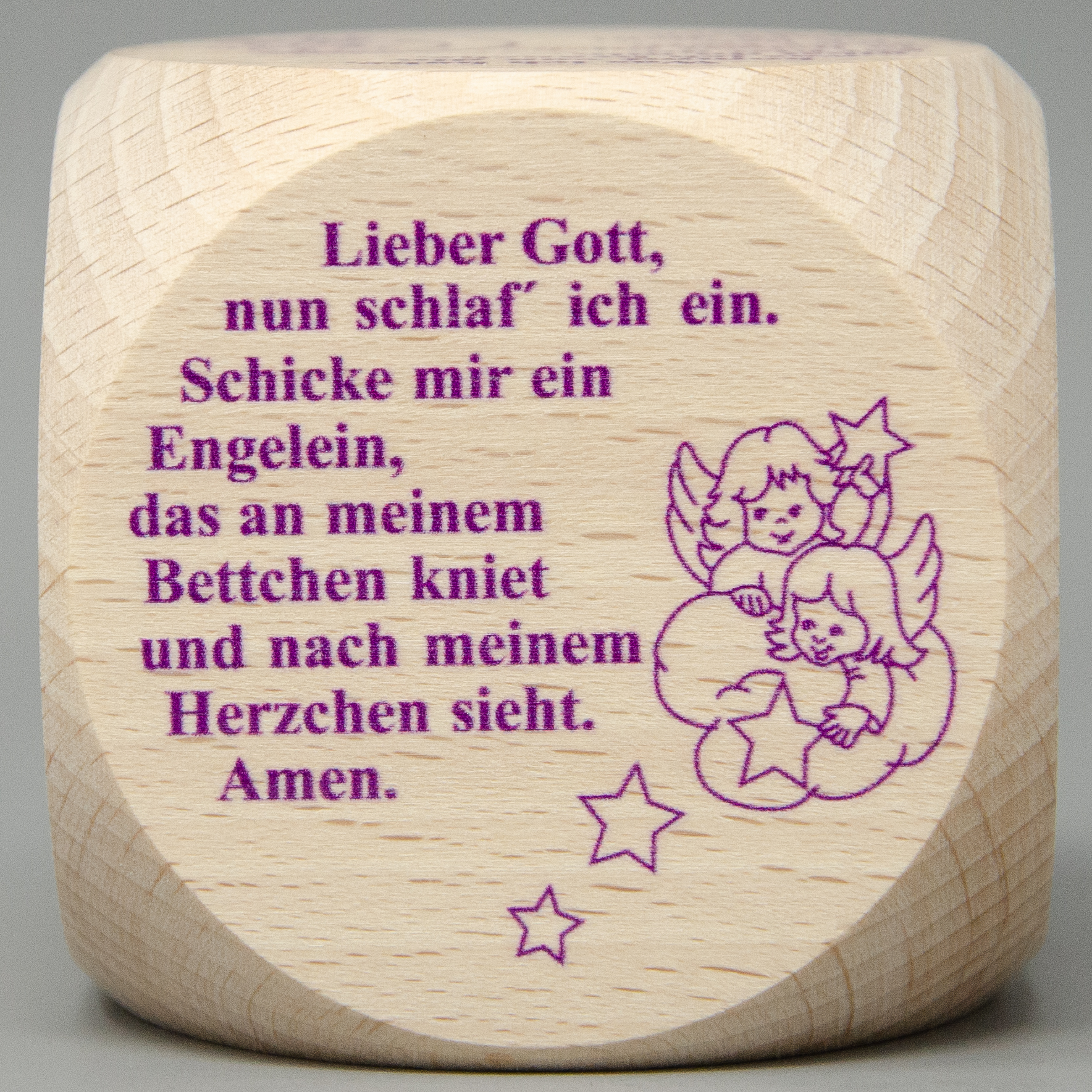 Gebetswürfel mit Kindergebete